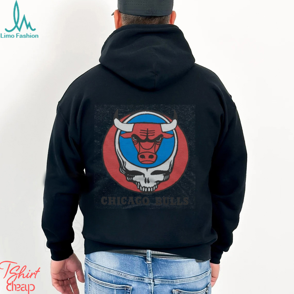 NBA x Grateful Dead x Bulls Skull Shirt NBA x Grateful Dead x Bulls Skull Shirt