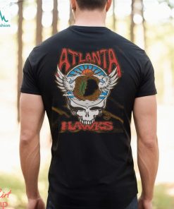 NBA x Grateful Dead x Hawks Skull Shirt