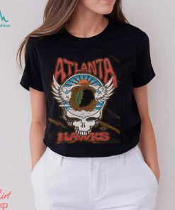 NBA x Grateful Dead x Hawks Skull Shirt