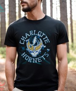NBA x Grateful Dead x Hornets Skull Shirt