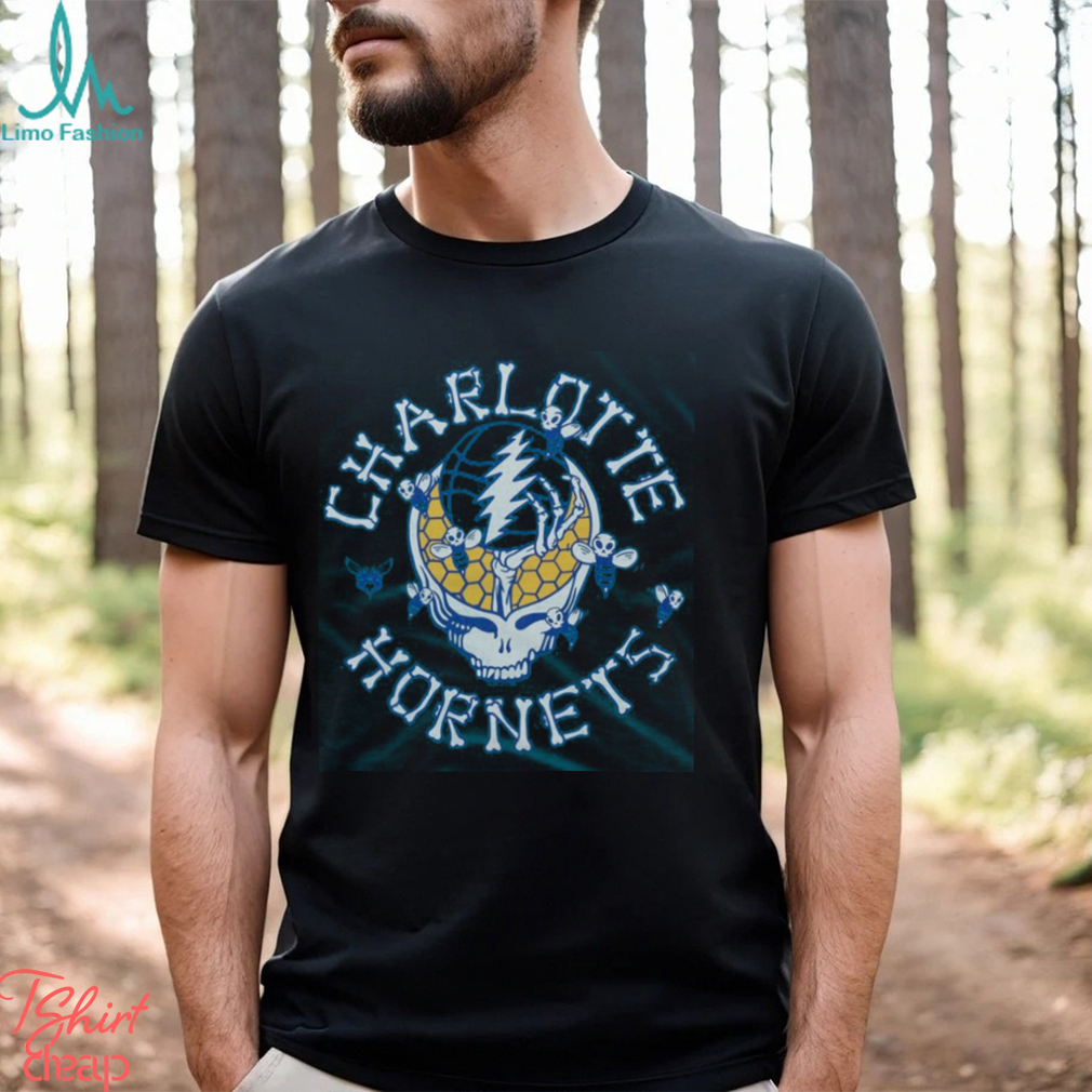 NBA x Grateful Dead x Hornets Skull Shirt NBA x Grateful Dead x Hornets Skull Shirt