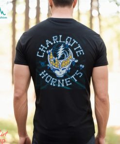 NBA x Grateful Dead x Hornets Skull Shirt