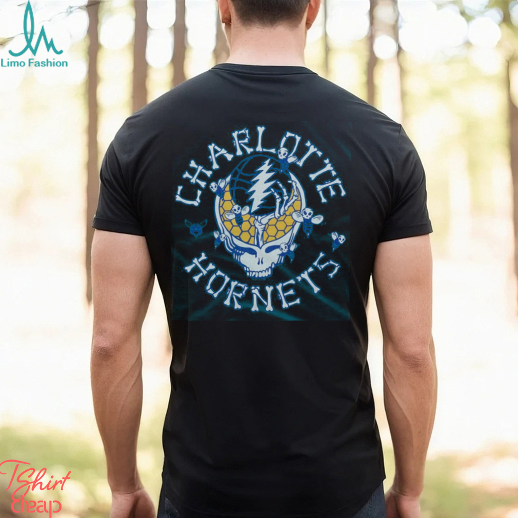 NBA x Grateful Dead x Hornets Skull Shirt NBA x Grateful Dead x Hornets Skull Shirt