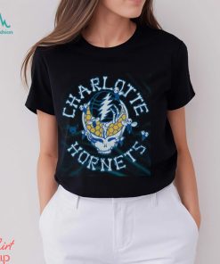 NBA x Grateful Dead x Hornets Skull Shirt