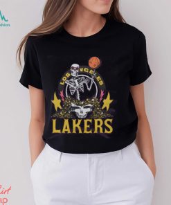 NBA x Grateful Dead x Lakers Skull Shirt