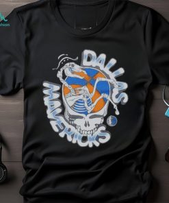 NBA x Grateful Dead x Mavs Skull Shirt