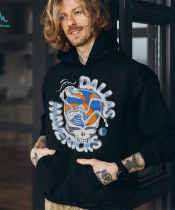 NBA x Grateful Dead x Mavs Skull Shirt