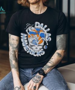 NBA x Grateful Dead x Mavs Skull Shirt