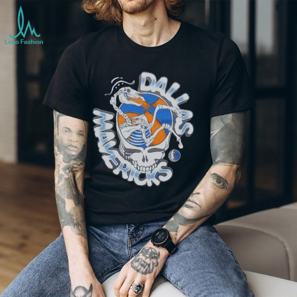 NBA x Grateful Dead x Mavs Skull Shirt NBA x Grateful Dead x Mavs Skull Shirt