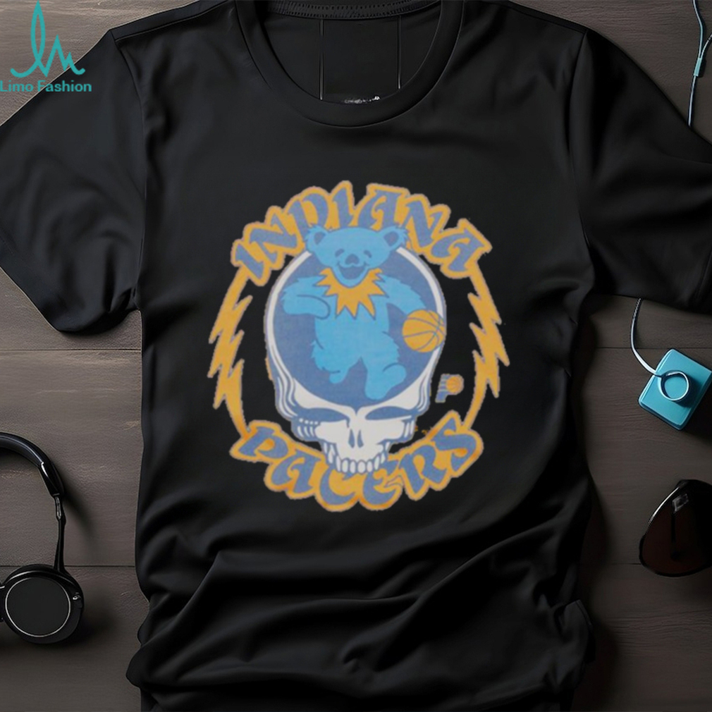 NBA x Grateful Dead x Pacers Bear Shirt NBA x Grateful Dead x Pacers Bear Shirt