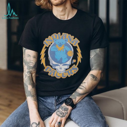 NBA x Grateful Dead x Pacers Bear Shirt