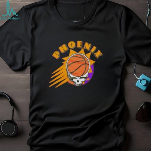 NBA x Grateful Dead x Phoenix Suns Skull 2024 T Shirt