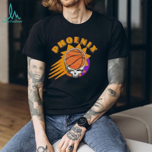 NBA x Grateful Dead x Phoenix Suns Skull 2024 T Shirt