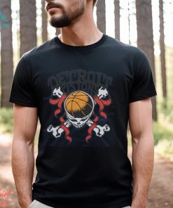 NBA x Grateful Dead x Pistons Skull Shirt