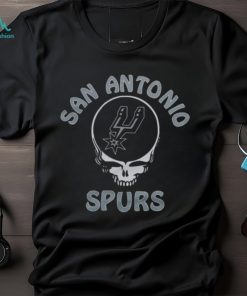 NBA x Grateful Dead x San Antonio Spurs Skull 2024 T Shirt