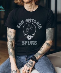NBA x Grateful Dead x San Antonio Spurs Skull 2024 T Shirt