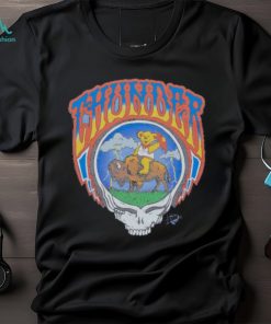 NBA x Grateful Dead x Thunder Skull Shirt