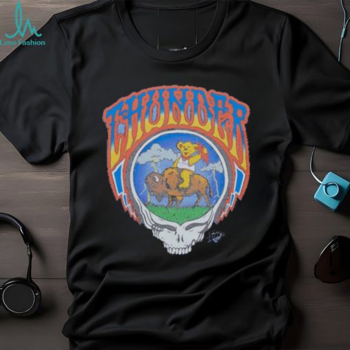 NBA x Grateful Dead x Thunder Skull Shirt