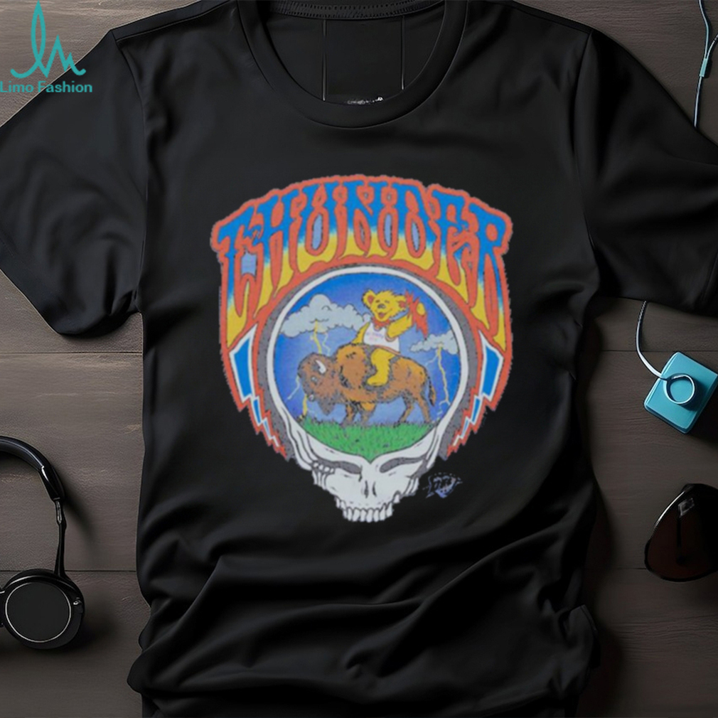 NBA x Grateful Dead x Thunder Skull Shirt NBA x Grateful Dead x Thunder Skull Shirt