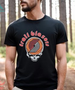 NBA x Grateful Dead x Trail Blazers T shirt