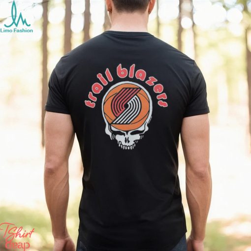 NBA x Grateful Dead x Trail Blazers T shirt