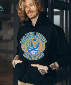 NBA x Grateful Dead x Warriors Skull Shirt