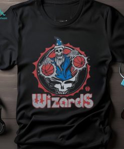 NBA x Grateful Dead x Washington Wizards Skull 2024 T Shirt