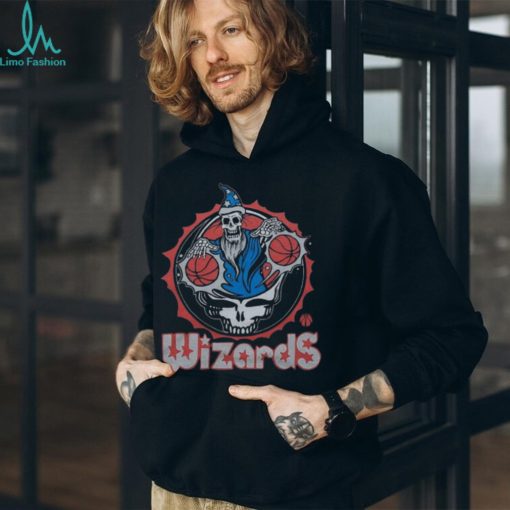 NBA x Grateful Dead x Washington Wizards Skull 2024 T Shirt