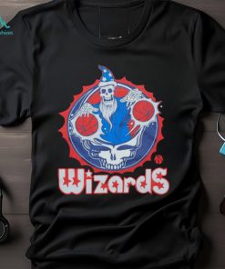 NBA x Grateful Dead x Wizards Skull Shirt