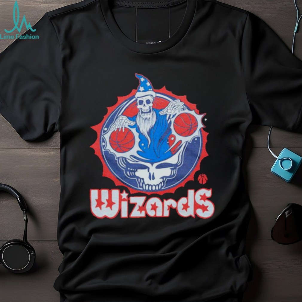 NBA x Grateful Dead x Wizards Skull Shirt NBA x Grateful Dead x Wizards Skull Shirt