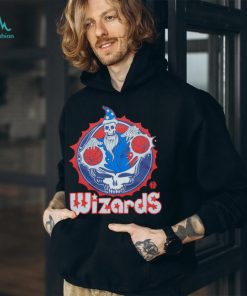 NBA x Grateful Dead x Wizards Skull Shirt