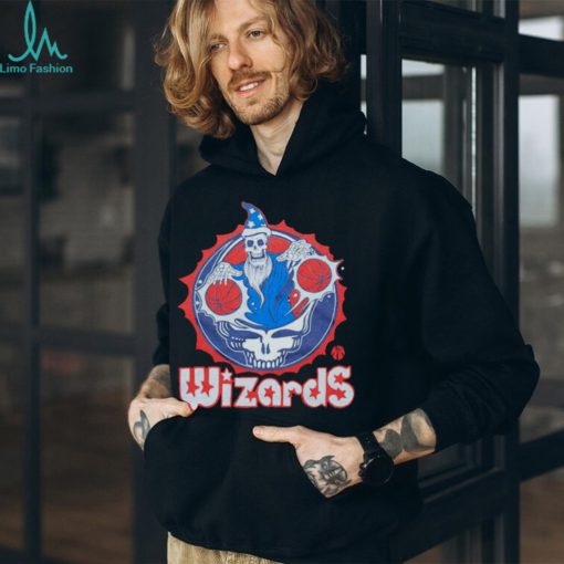 NBA x Grateful Dead x Wizards Skull Shirt