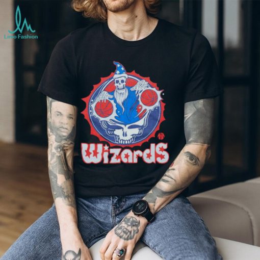 NBA x Grateful Dead x Wizards Skull Shirt