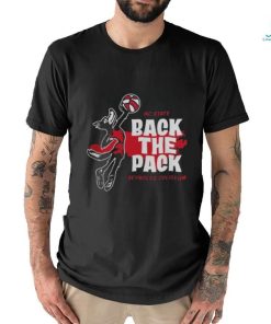 NC State Basketball Back the Pack T Shirts