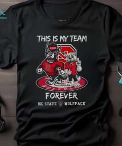 NC State Wolfpack This Is My Team Forever Mascot 2024 Shirt