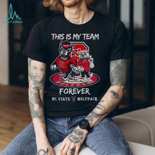 NC State Wolfpack This Is My Team Forever Mascot 2024 Shirt