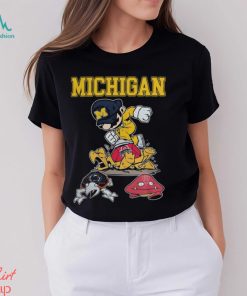 NCAA Shop Super Mario Michigan Wolverines Stomp Ohio State Buckeyes, Penn State And Indiana Hoosiers Shirt