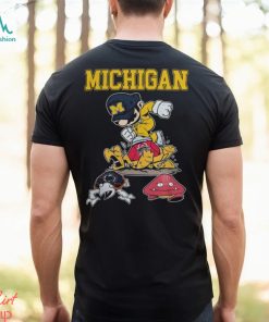 NCAA Shop Super Mario Michigan Wolverines Stomp Ohio State Buckeyes, Penn State And Indiana Hoosiers Shirt