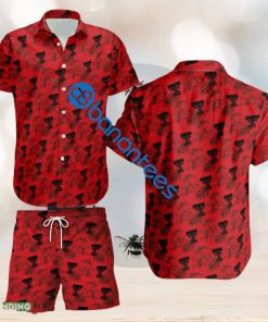 NCAA Texas Tech Red Raiders Combo Hawaiian Shirt & Short Logo Summer Beach