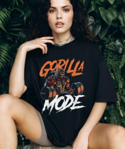 NEW Gorilla Mode Gym Workout Weights Lifting Power T Shirt