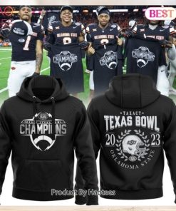 NEW Oklahoma State Cowboys Football TaxAct Texas Bowl Champion Hoodie
