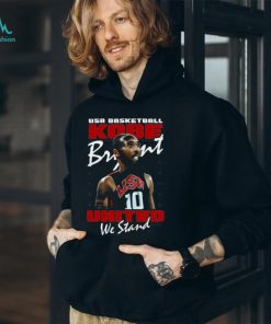 NEW Streetwear on Demand KOBE USA BASKETBALL UNITED BLACK Tee Shirt