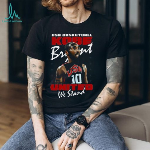 NEW Streetwear on Demand KOBE USA BASKETBALL UNITED BLACK Tee Shirt