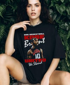 NEW Streetwear on Demand KOBE USA BASKETBALL UNITED BLACK Tee Shirt