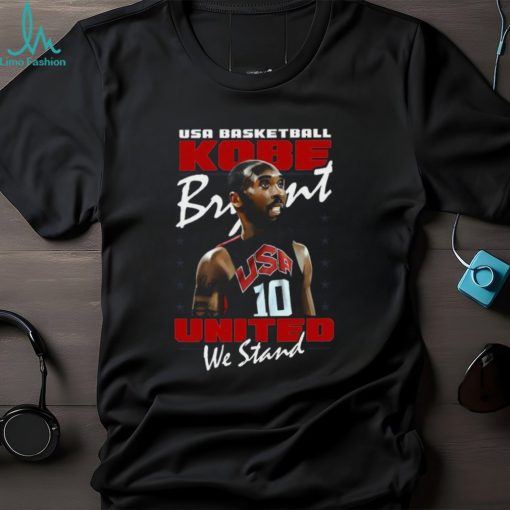 NEW Streetwear on Demand KOBE USA BASKETBALL UNITED BLACK Tee Shirt