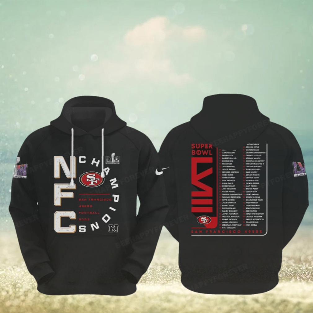 NFC Champions San Francisco 49ers Are All In Super Bowl LVIII Hoodie – Black NFC Champions San Francisco 49ers Are All In Super Bowl LVIII Hoodie – Black