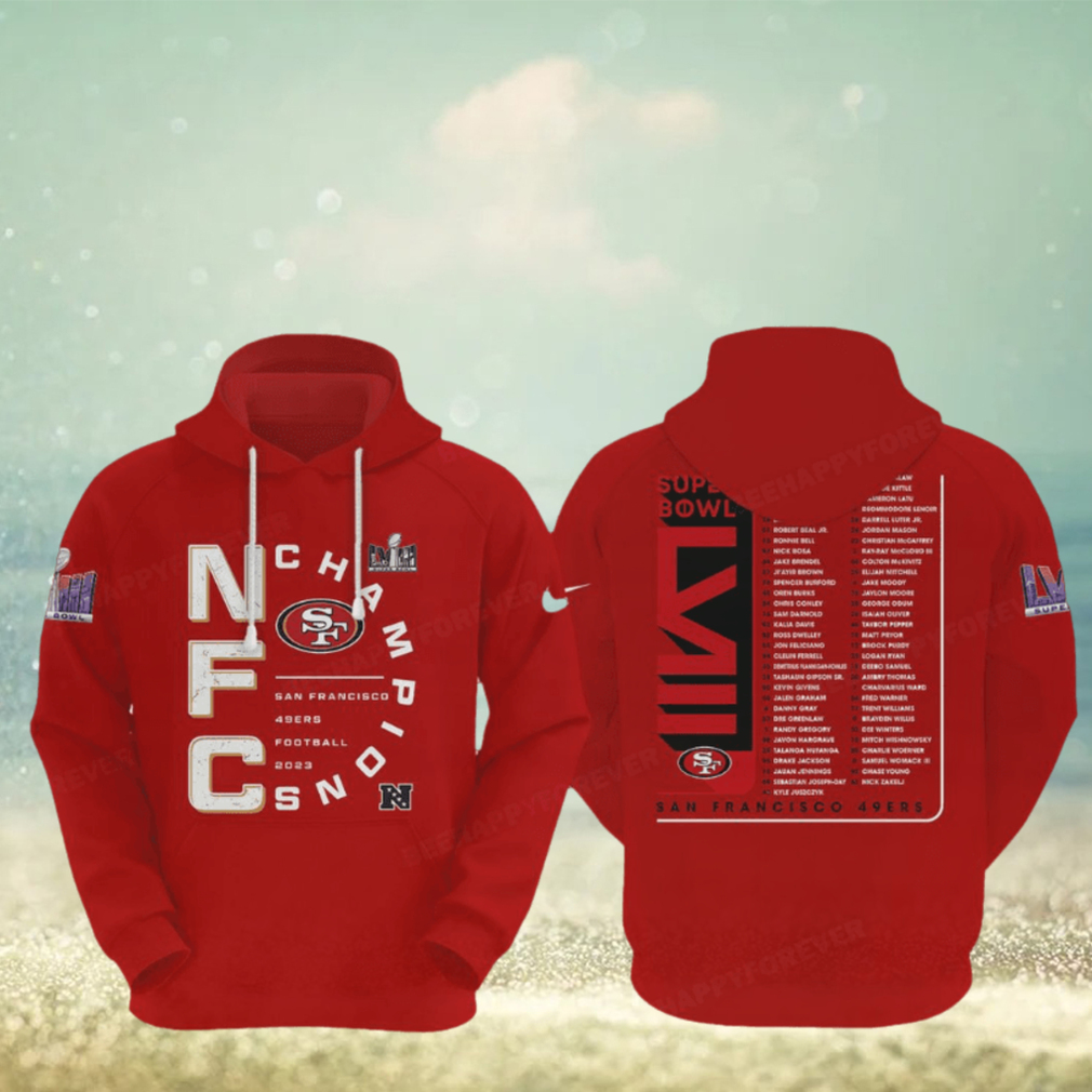 NFC Champions San Francisco 49ers Are All In Super Bowl LVIII Hoodie NFC Champions San Francisco 49ers Are All In Super Bowl LVIII Hoodie