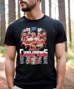 NFL 2024 49Ers Champions Signatures Shirt
