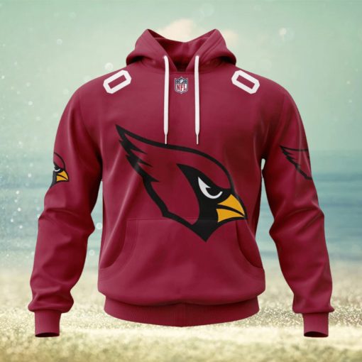 NFL Arizona Cardinals 2024 Personalized Name And Number Hoodie