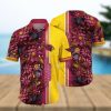 Nba New York Knicks White Orange Tropical Flowers Trendy Hawaiian Shirt V2 Aloha Shirt